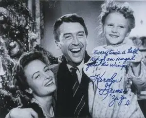 A photo depicting a scene from the movie It's a Wonderful Life
