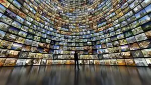 Photo of many options on many screens.