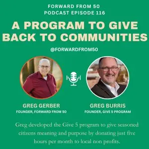 Greg Burris explains why he founded the Give 5 program to connect people to non-profit groups.